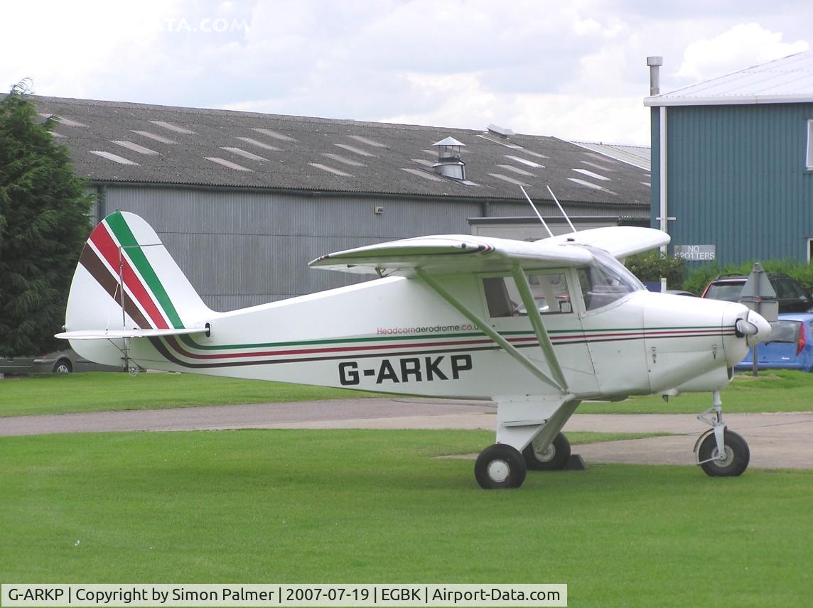 G-ARKP, 1961 Piper PA-22-108 Colt Colt C/N 22-8364, PA-22 Colt at Sywell Aerodrome