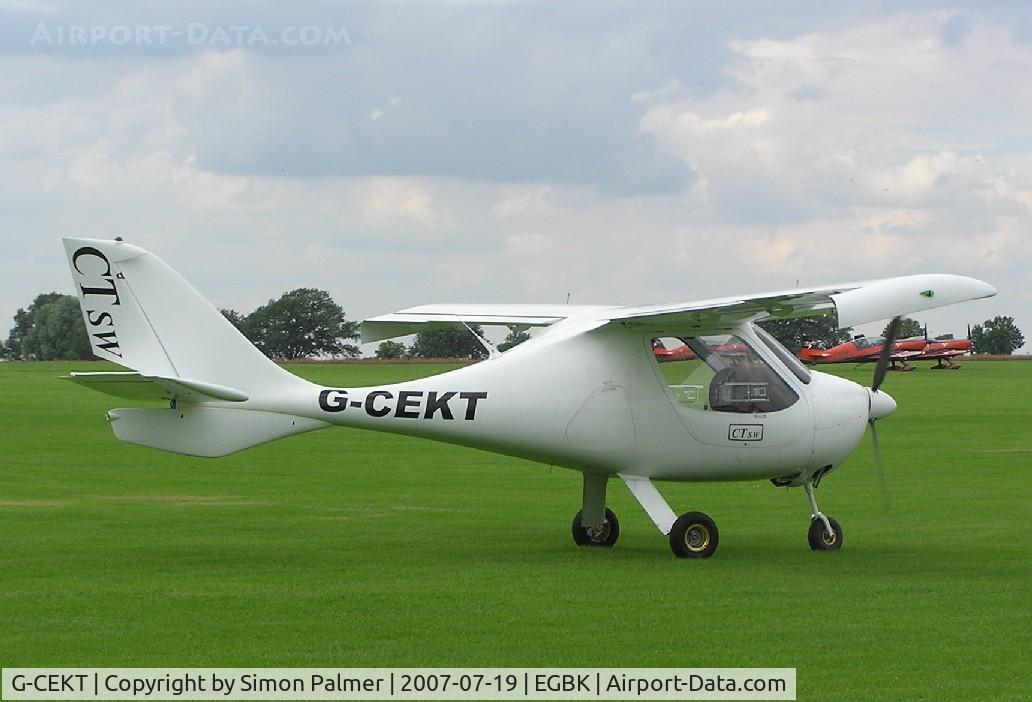 G-CEKT, 2007 Flight Design CTSW C/N 8272, CTSW visiting Sywell