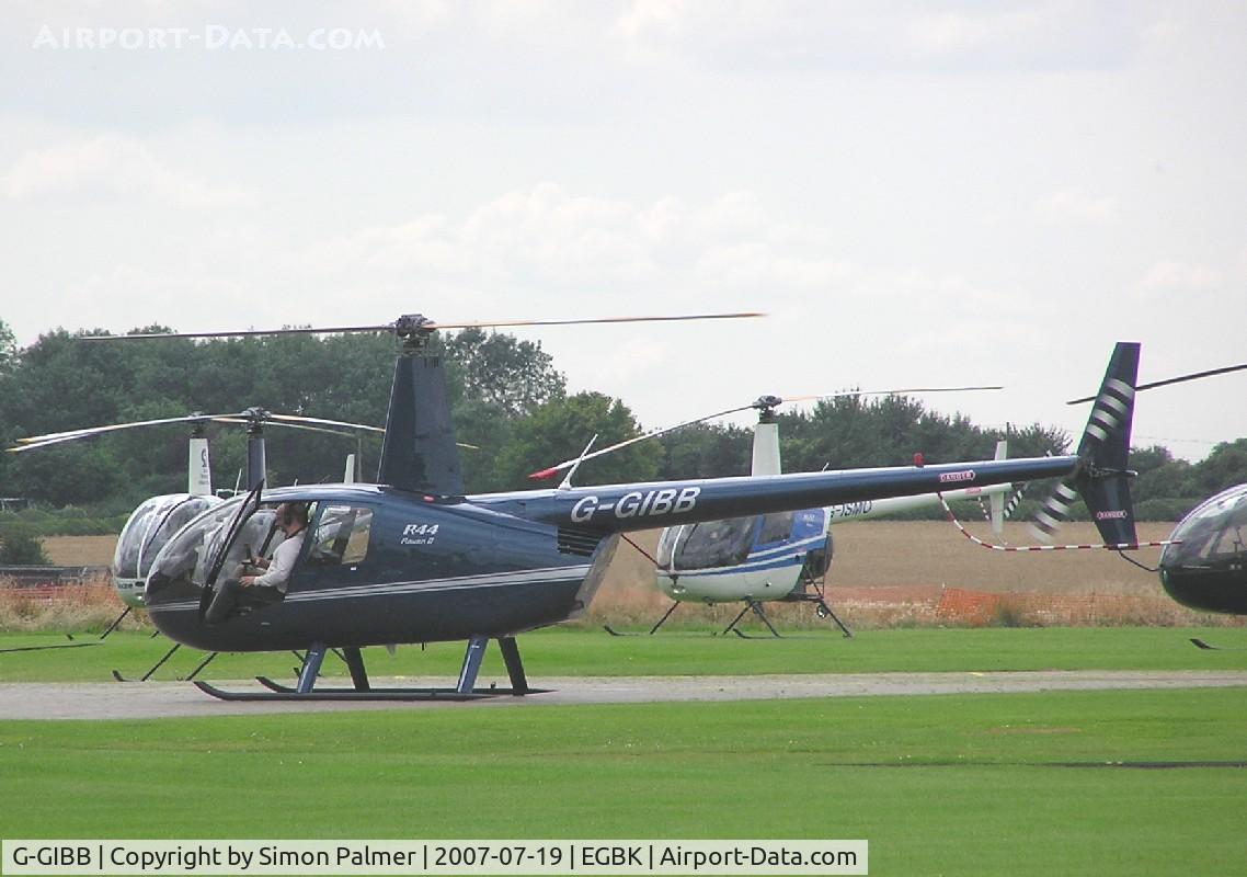 G-GIBB, 2007 Robinson R44 Raven II C/N 11777, R44 II at Sywell