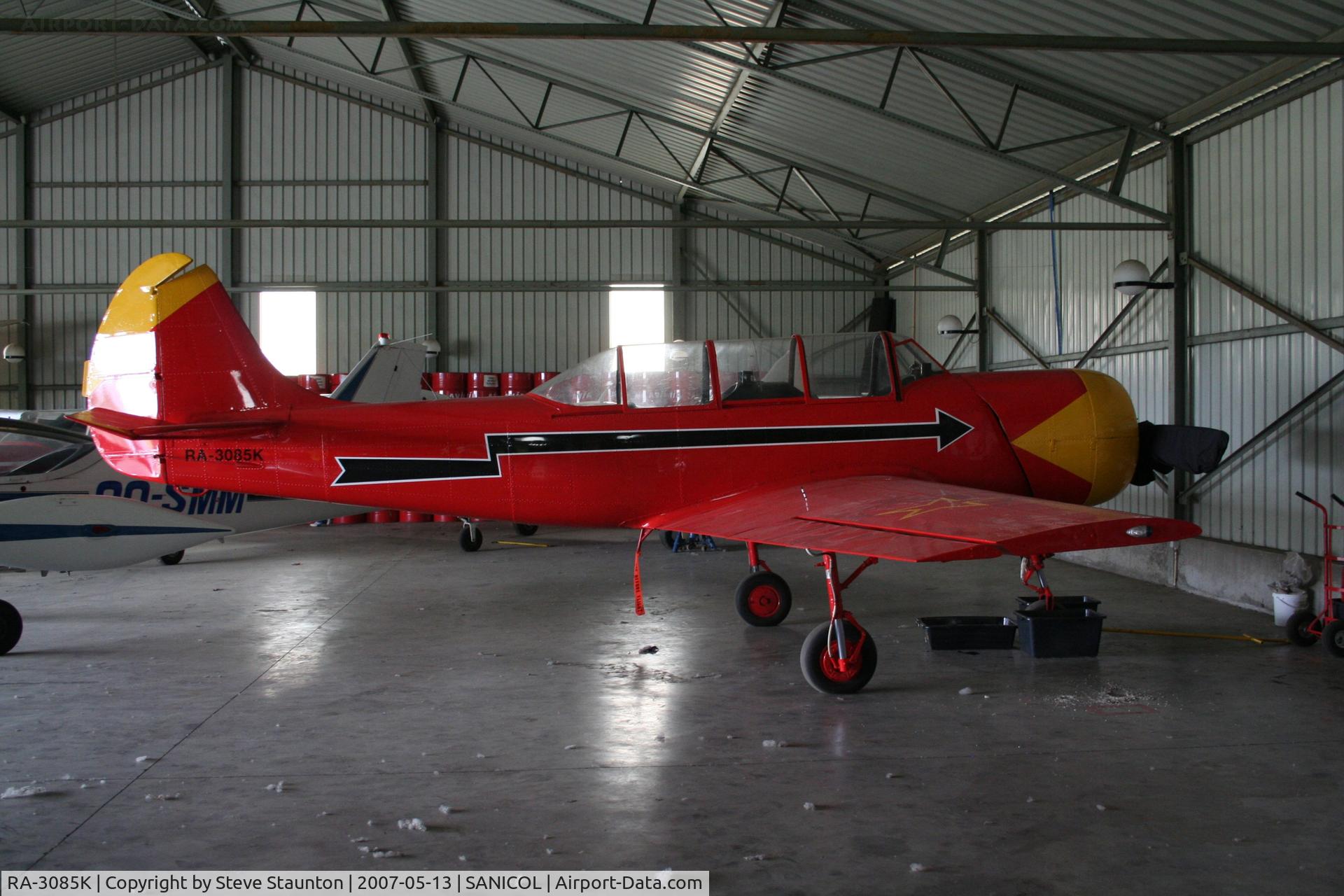 RA-3085K, 1984 Yakovlev Yak-52 C/N 844007, Taken on an Aerporint tour @ Sanicol