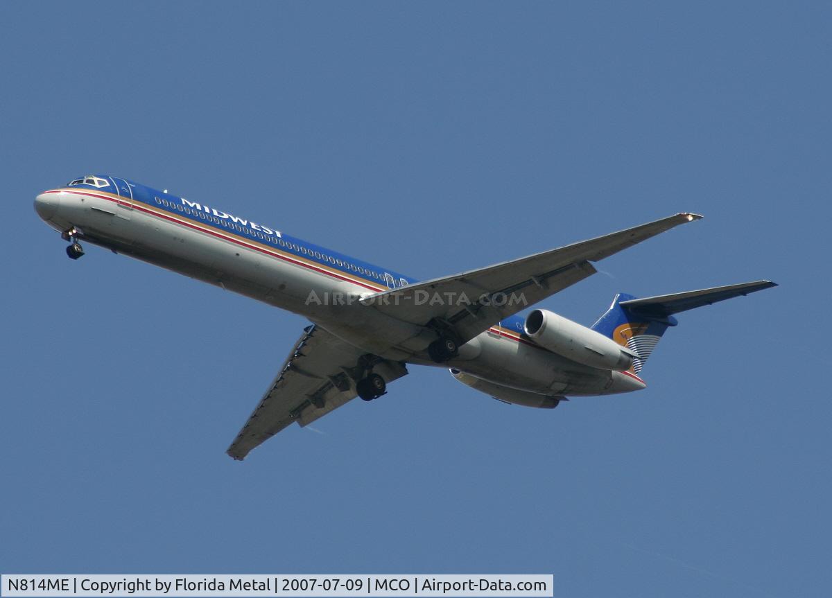 N814ME, 1981 McDonnell Douglas MD-81 (DC-9-81) C/N 48010, Midwest