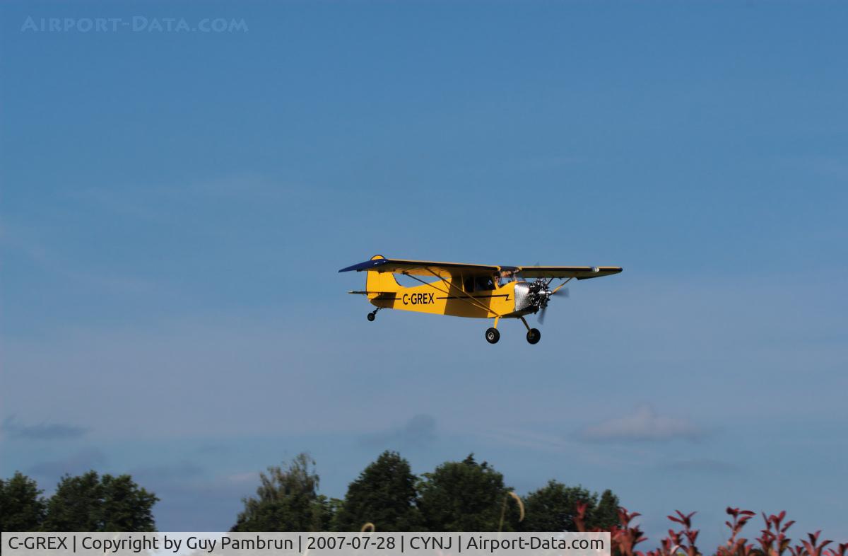 C-GREX, 2007 MEARS MEARS MK 1 C/N 2000-001, Looks like a modified J3 to me