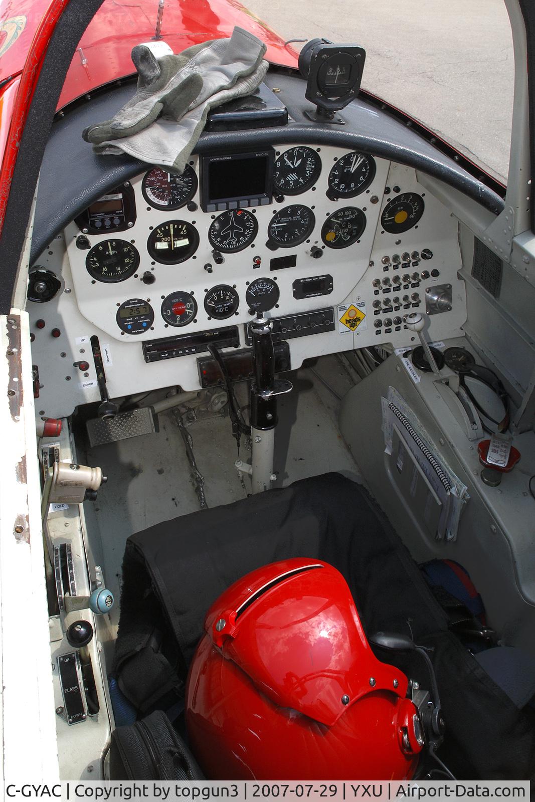 C-GYAC, 1965 Nanchang CJ-6A C/N 1232028, Cockpit view