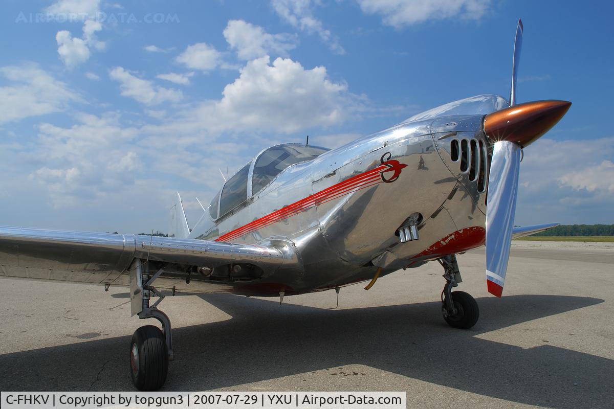 C-FHKV, 1946 Globe GC-1B Swift C/N 1205, Parked at SHELL ramp.
