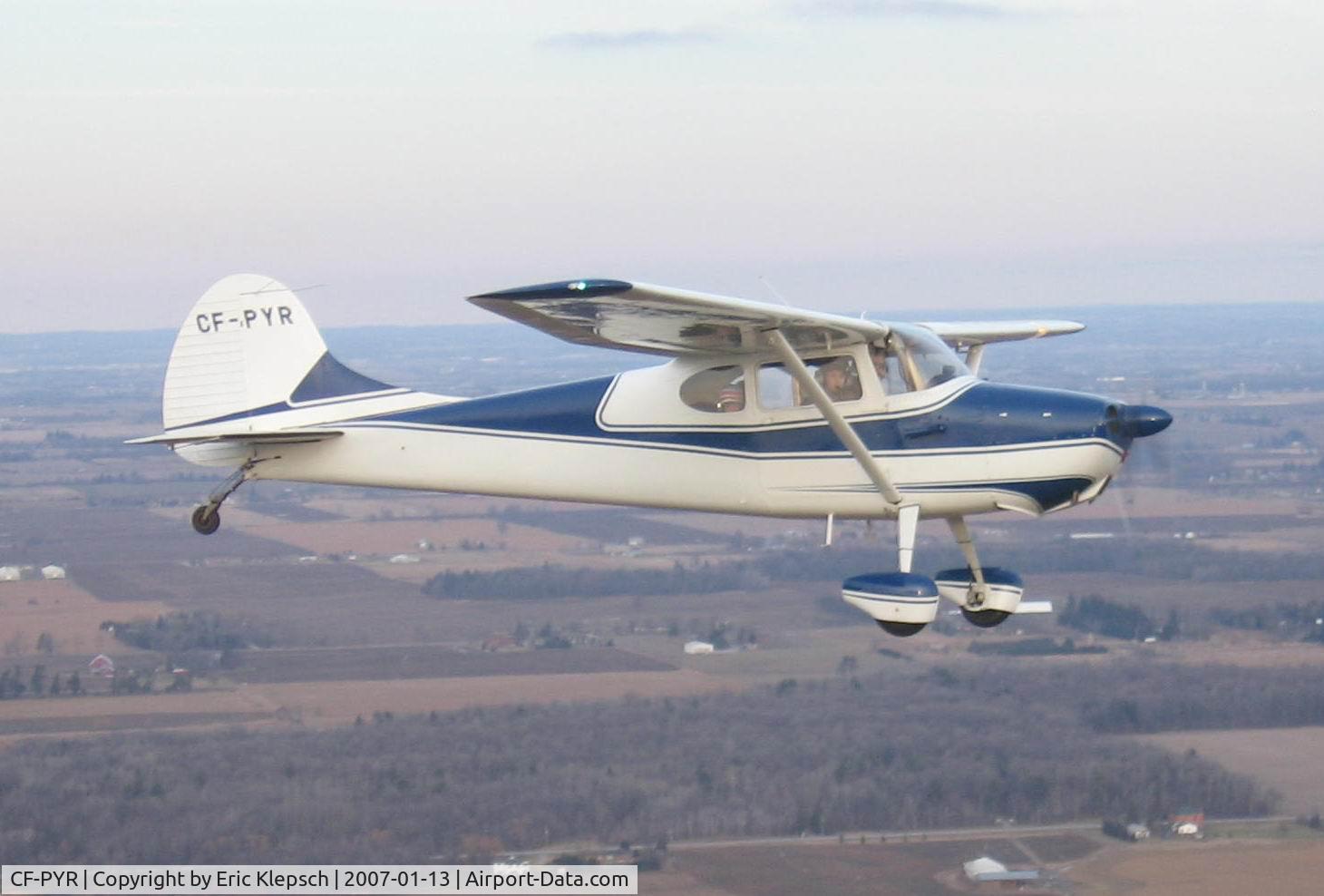 CF-PYR, 1954 Cessna 170B C/N 26387, CF-PYR in flight
