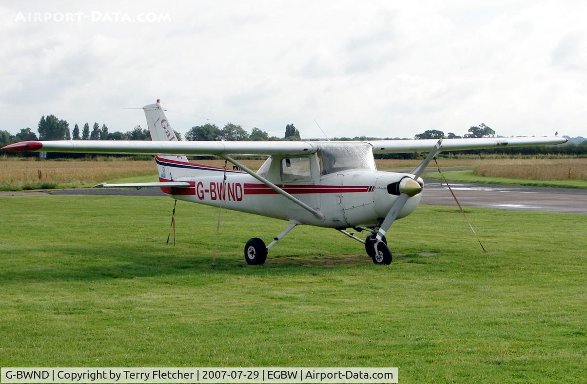 G-BWND, 1984 Cessna 152 C/N 152-85905, early Sunday morning at Wellesborne Mountford