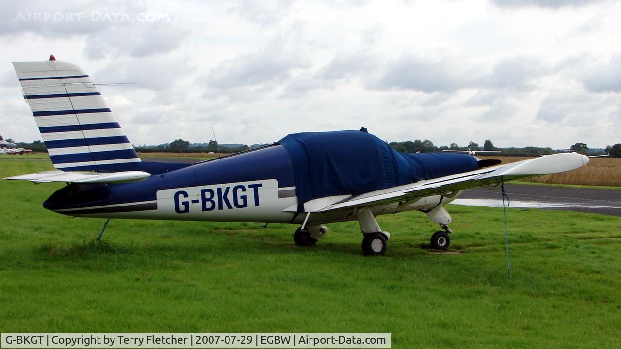G-BKGT, 1982 Socata Rallye 110ST Galopin C/N 3361, early Sunday morning at Wellesborne Mountford