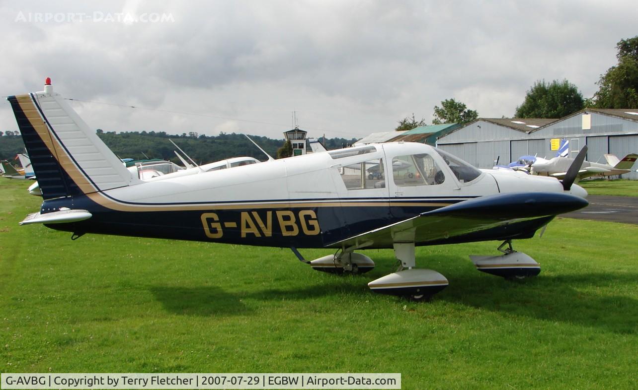 G-AVBG, 1966 Piper PA-28-180 Cherokee C/N 28-3801, early Sunday morning at Wellesborne Mountford