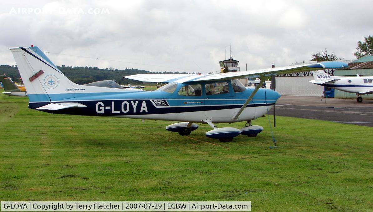 G-LOYA, 1972 Reims FR172J Reims Rocket C/N 0352, early Sunday morning at Wellesborne Mountford