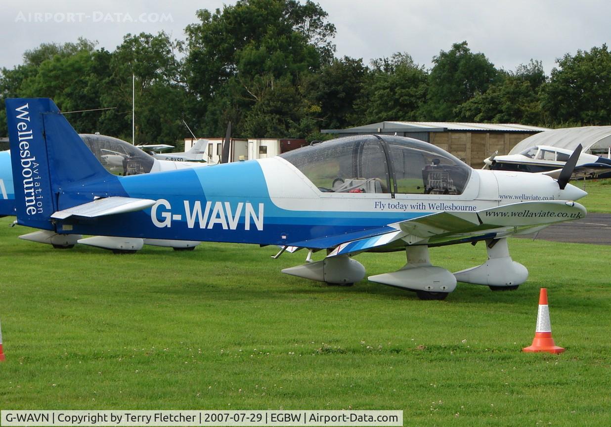 G-WAVN, 2000 Robin HR-200-120B C/N 344, early Sunday morning at Wellesborne Mountford