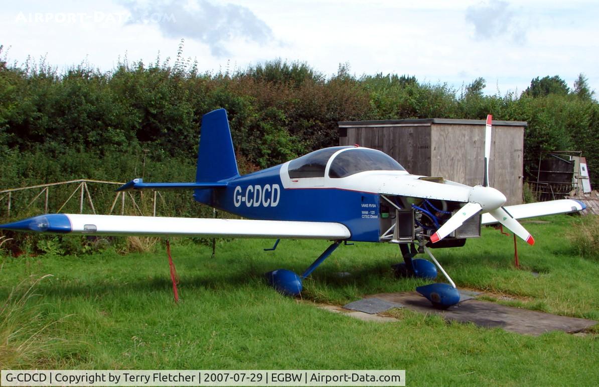 G-CDCD, 2004 Vans RV-9A C/N PFA 320-13925, early Sunday morning at Wellesborne Mountford