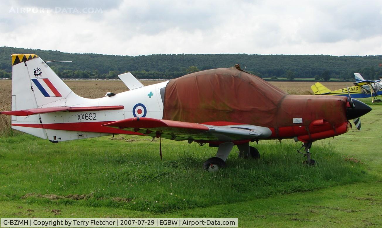 G-BZMH, 1975 Scottish Aviation Bulldog T.1 C/N BH120/341, Still wears Serials XX692