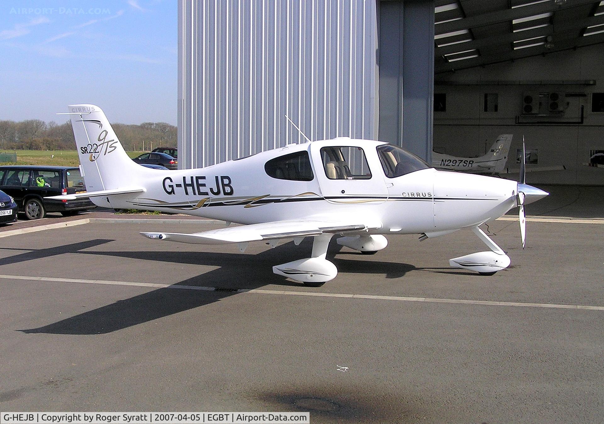 G-HEJB, 2007 Cirrus SR22 GTS C/N 2311, Cirrus SR22 GTS