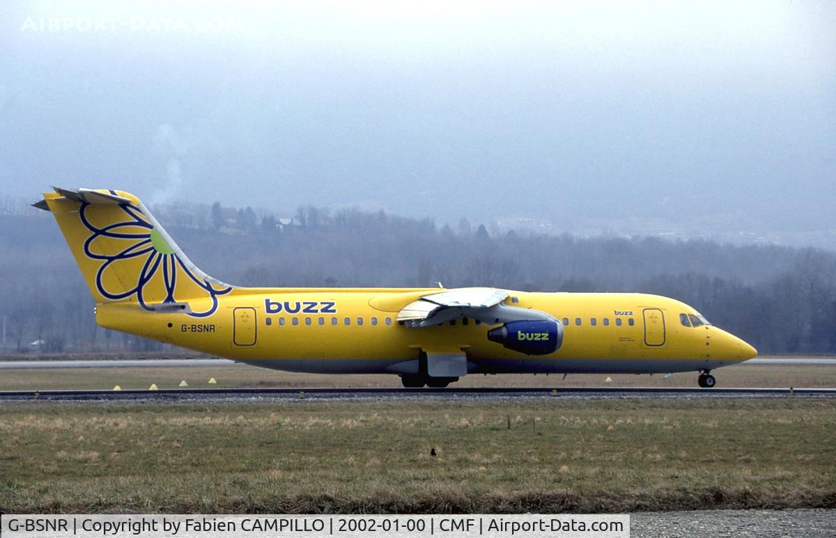 G-BSNR, 1990 British Aerospace BAe.146-300 C/N E3165, Buzz