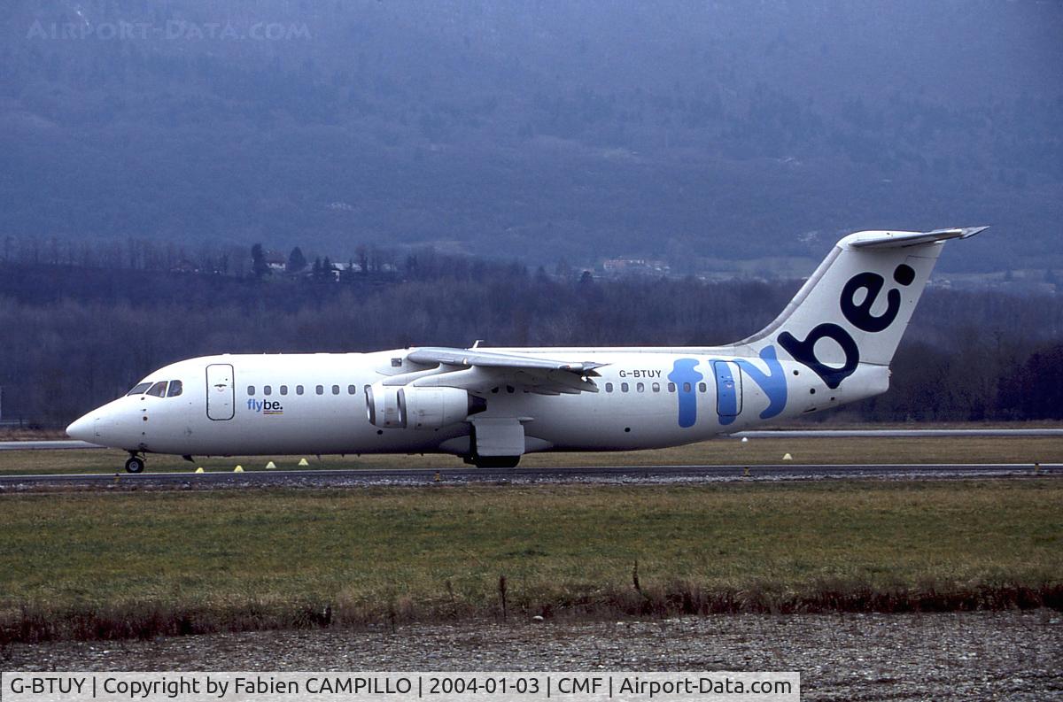 G-BTUY, 1991 British Aerospace BAe.146-300 C/N E3202, FlyBe