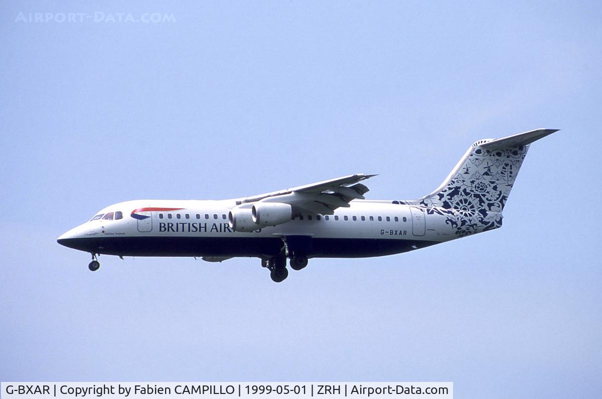 G-BXAR, 1997 British Aerospace Avro 146-RJ100 C/N E3298, British Airways CityFlyer