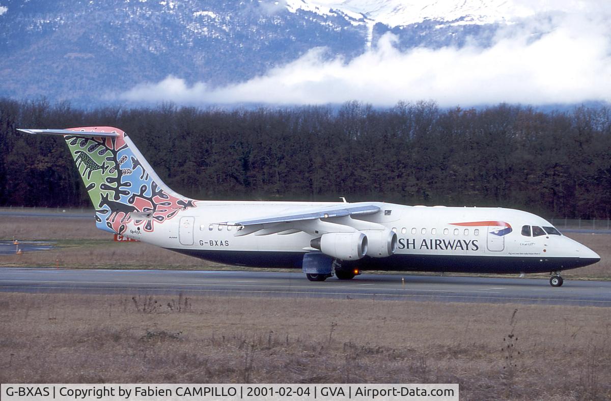 G-BXAS, 1997 British Aerospace Avro 146-RJ100 C/N E3301, British Airways CityFlyer