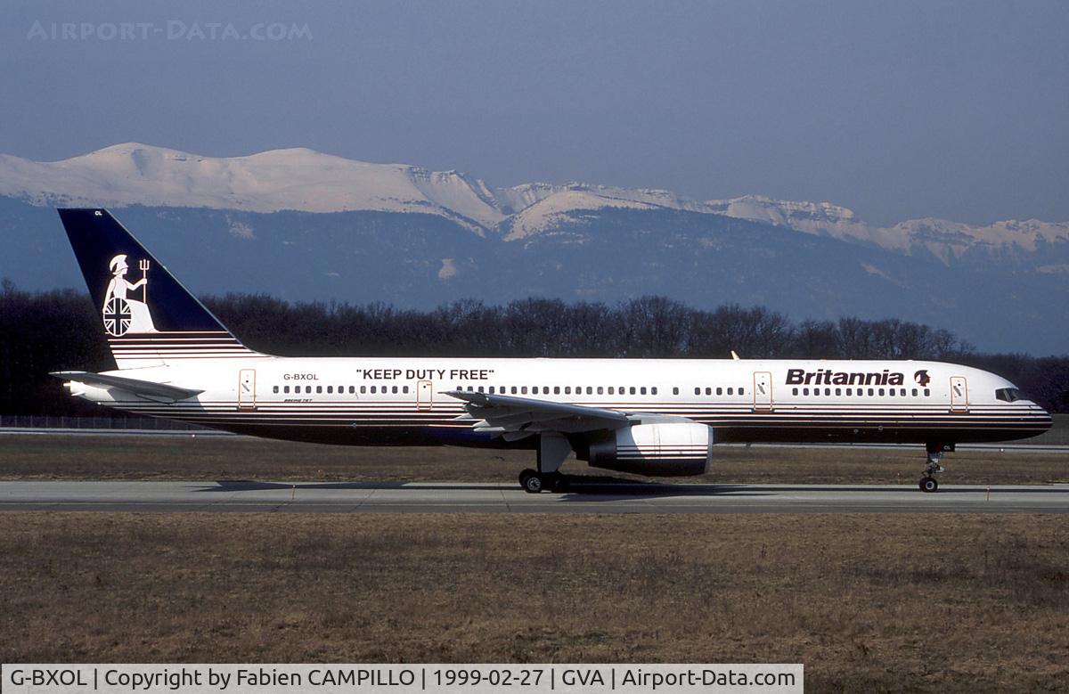 G-BXOL, 1989 Boeing 757-23A C/N 24528, Britannia Airways