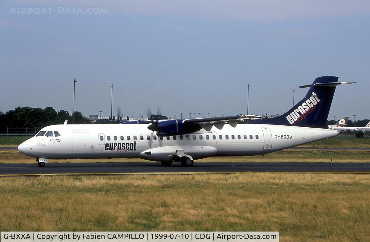 G-BXXA, 1992 ATR 72-202 C/N 301, Euroscot Express