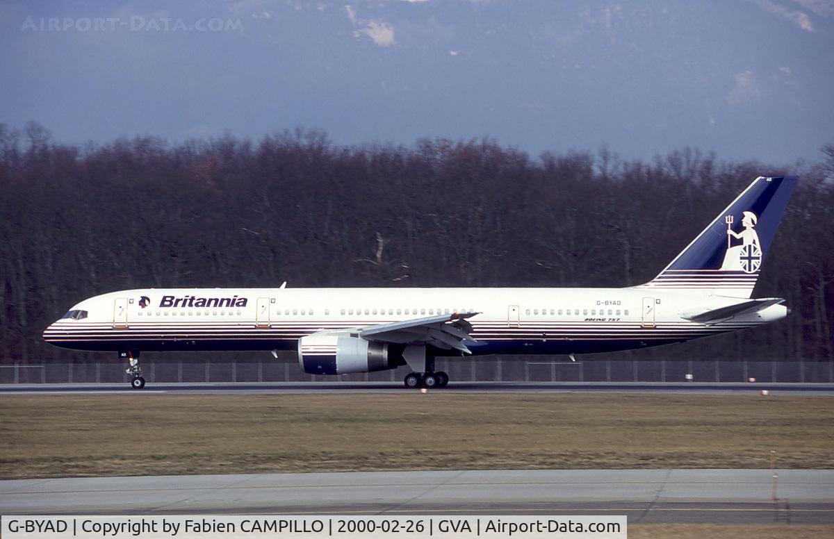 G-BYAD, 1992 Boeing 757-204 C/N 26963, Britannia Airways