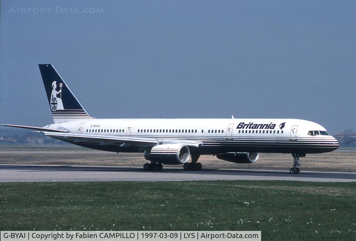 G-BYAI, 1993 Boeing 757-204 C/N 26967, Britannia Airways