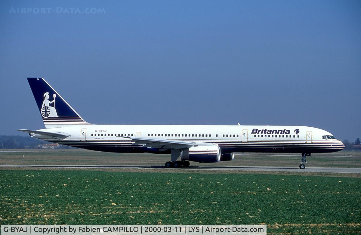 G-BYAJ, 1993 Boeing 757-204 C/N 25623, Britannia Airways