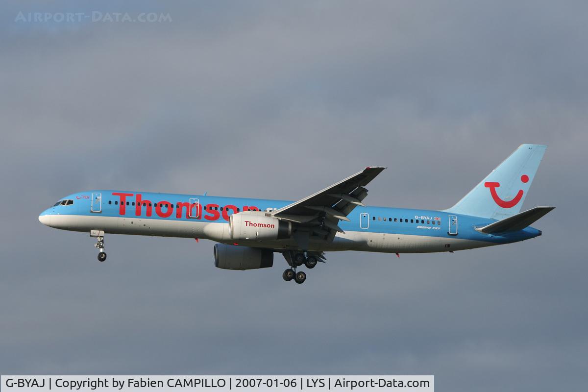 G-BYAJ, 1993 Boeing 757-204 C/N 25623, Britannia Airways