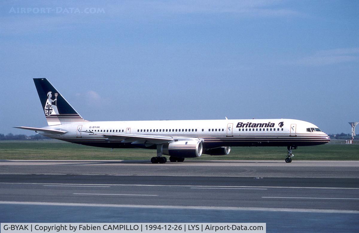 G-BYAK, 1993 Boeing 757-204 C/N 26267, Britannia Airways