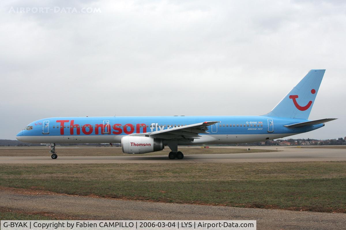 G-BYAK, 1993 Boeing 757-204 C/N 26267, Thomson Fly.com
