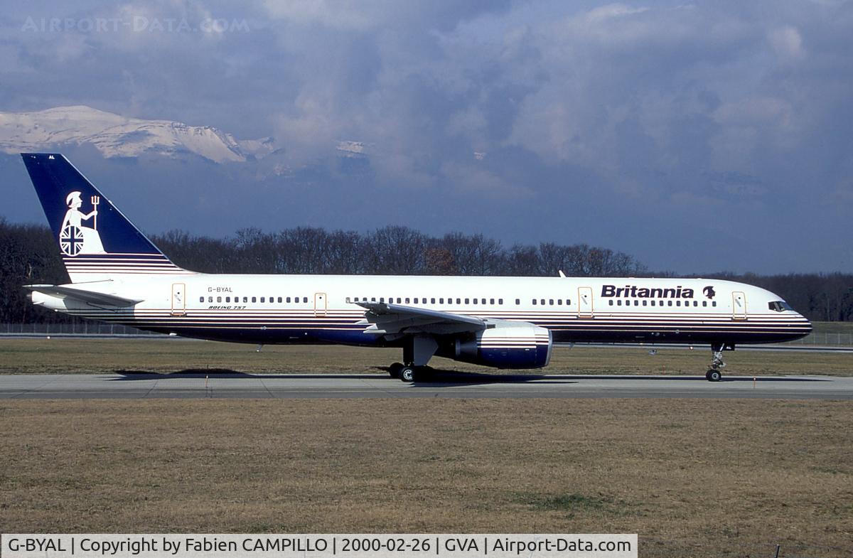 G-BYAL, 1993 Boeing 757-204 C/N 25626, Britannia Airways