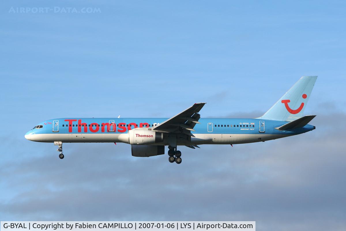 G-BYAL, 1993 Boeing 757-204 C/N 25626, Thomson Fly.com