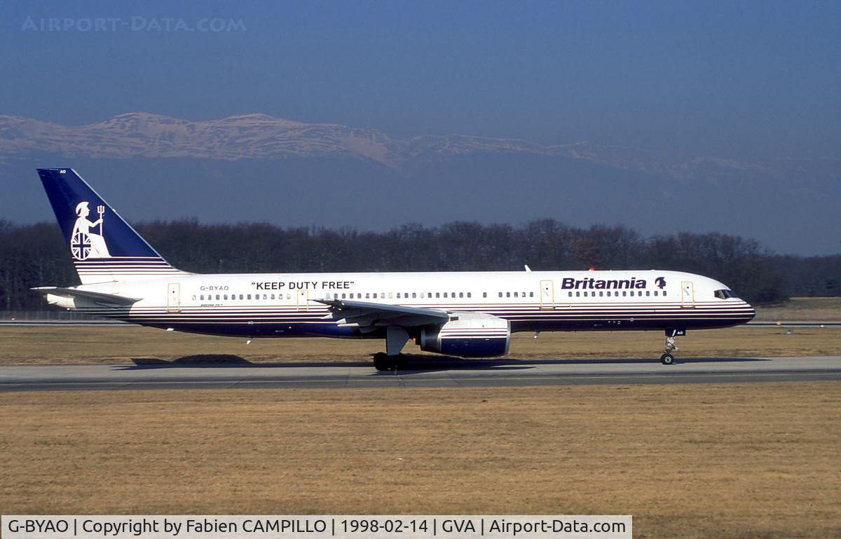 G-BYAO, 1994 Boeing 757-204 C/N 27235, Britannia Airways