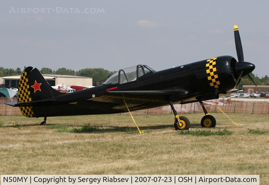 N50MY, 1983 Yakovlev Yak-50 C/N 832606, EAA AirVenture 2007