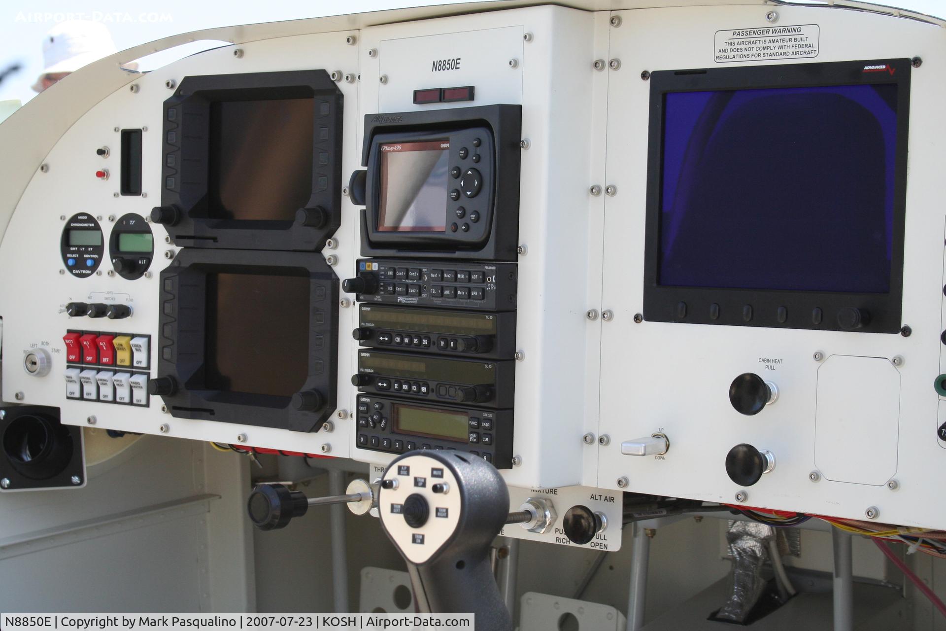 N8850E, 2007 Vans RV-10 C/N 40481, RV-10