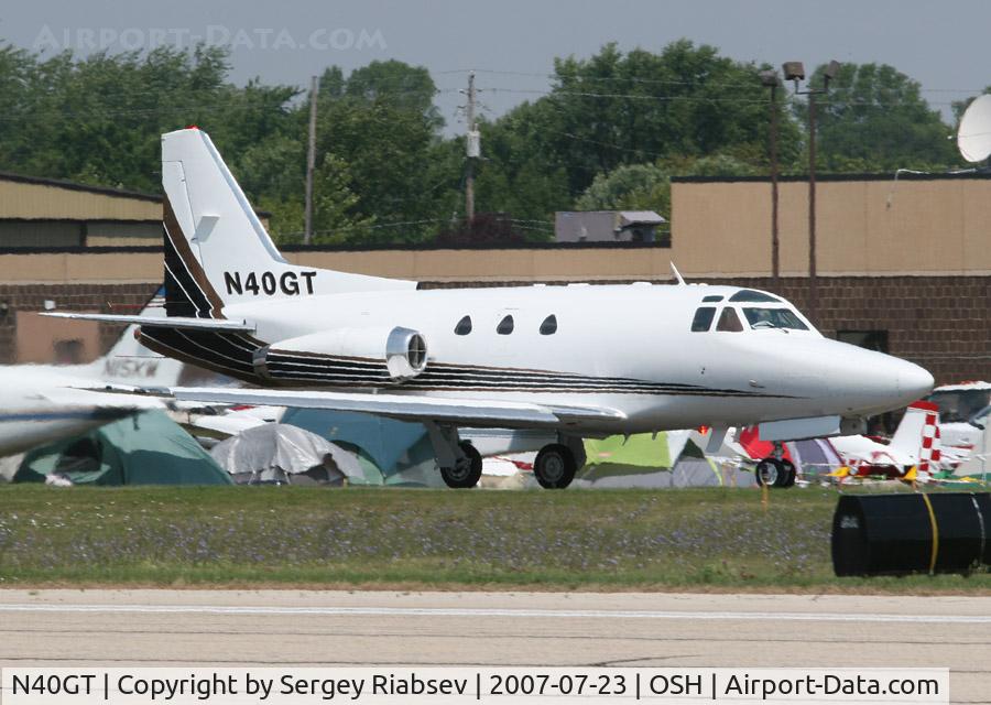 N40GT, 1973 North American NA-265-40 Sabreliner C/N 282-126, EAA AirVenture 2007