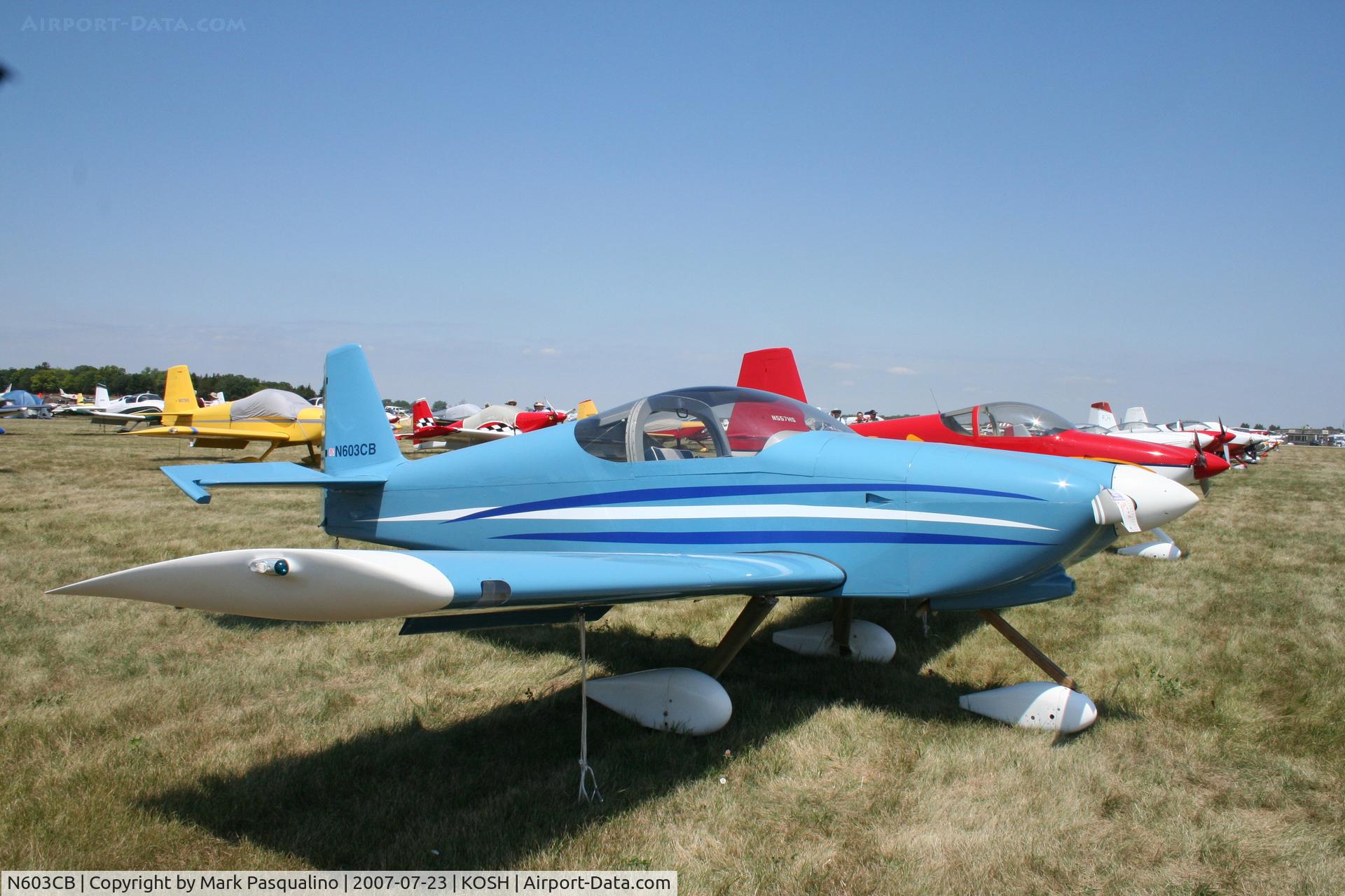 N603CB, 2004 Vans RV-6A C/N 60143, RV-6A