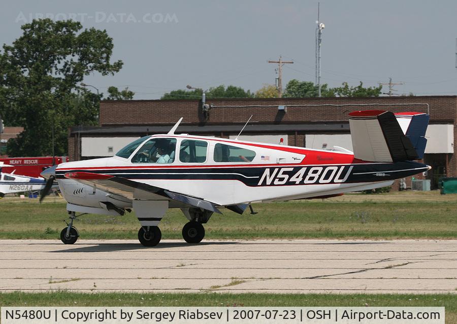 N5480U, Beech V35 Bonanza C/N D-8553, EAA AirVenture 2007