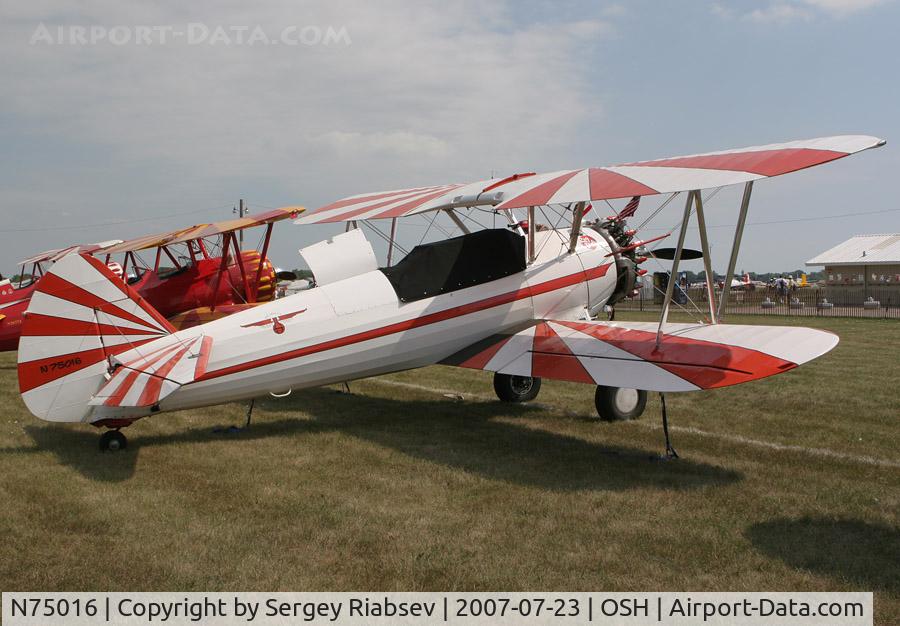 N75016, 1942 Boeing A75N1(PT17) C/N 75-3418, EAA AirVenture 2007