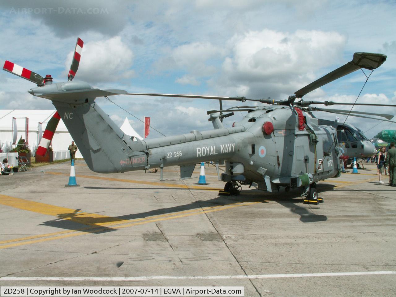 ZD258, 1983 Westland Lynx HMA.8 C/N 270, Lynx HMA-8/702 Sqn Royal Navy/RIAT Fairford