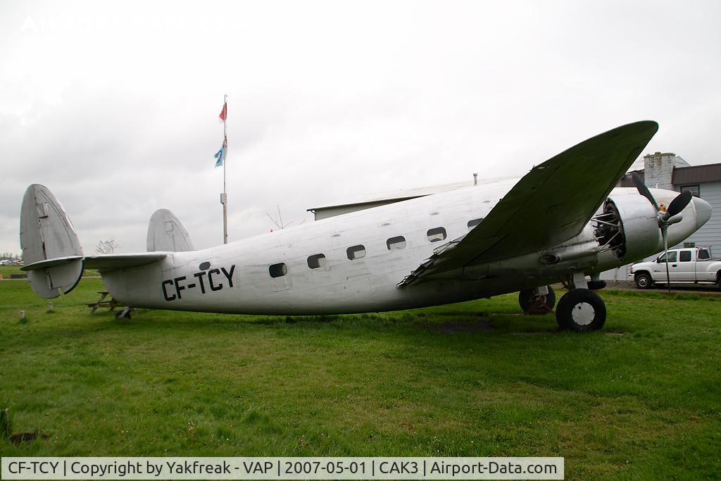 CF-TCY, Lockheed 18 Lodestar C/N 18-2064, Lockheed Loadstar