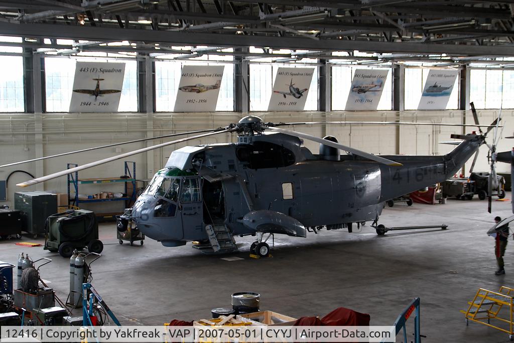 12416, United Aircraft of Canada CH-124B Sea King C/N 61282, Canadian Air Force Sikorsky CH-124A Sea King