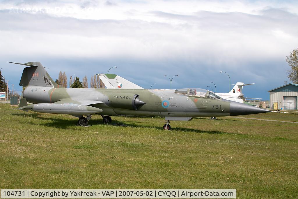 104731, Canadair CF-104 Starfighter C/N 683A-1031, Canadian Air Force Lockheed F104 Starfighter