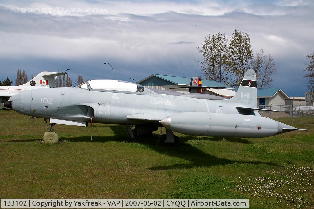 133102, Canadair CT-133 Silver Star C/N T33-102, Canadian Air Force Lockheed T33