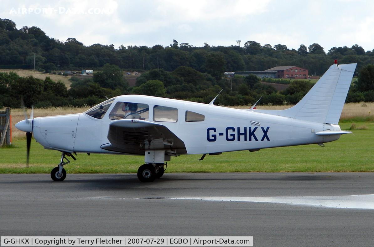G-GHKX, 1982 Piper PA-28-161 Cherokee Warrior II C/N 28-8416005, Pa-28-161