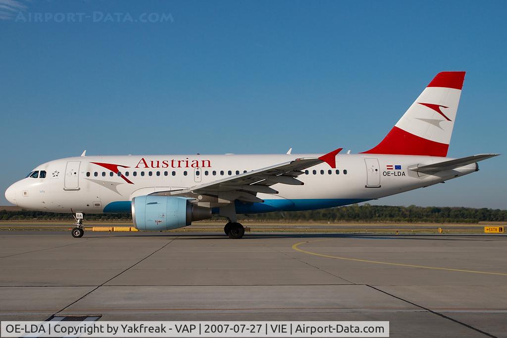 OE-LDA, 2004 Airbus A319-112 C/N 2131, Austrian Airlines Airbus 319