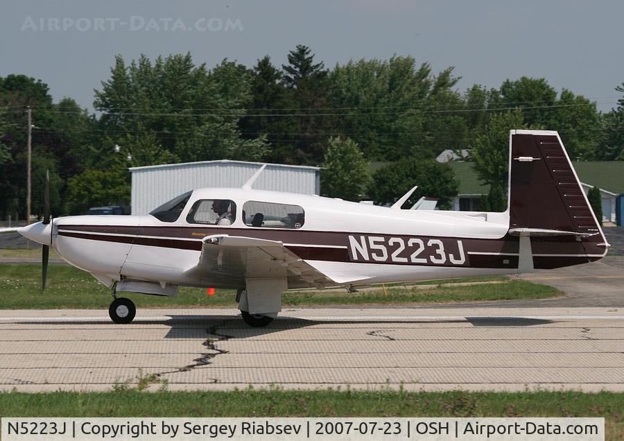 N5223J, Mooney M20K C/N 25-1172, Mooney