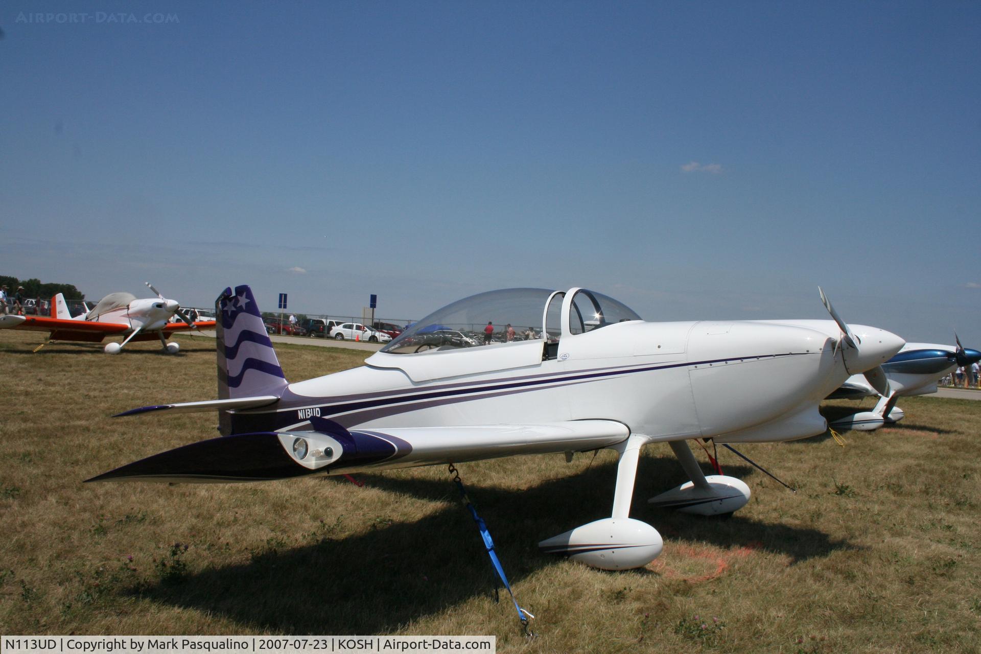 N113UD, 2002 Vans RV-8 C/N 80459, RV-8