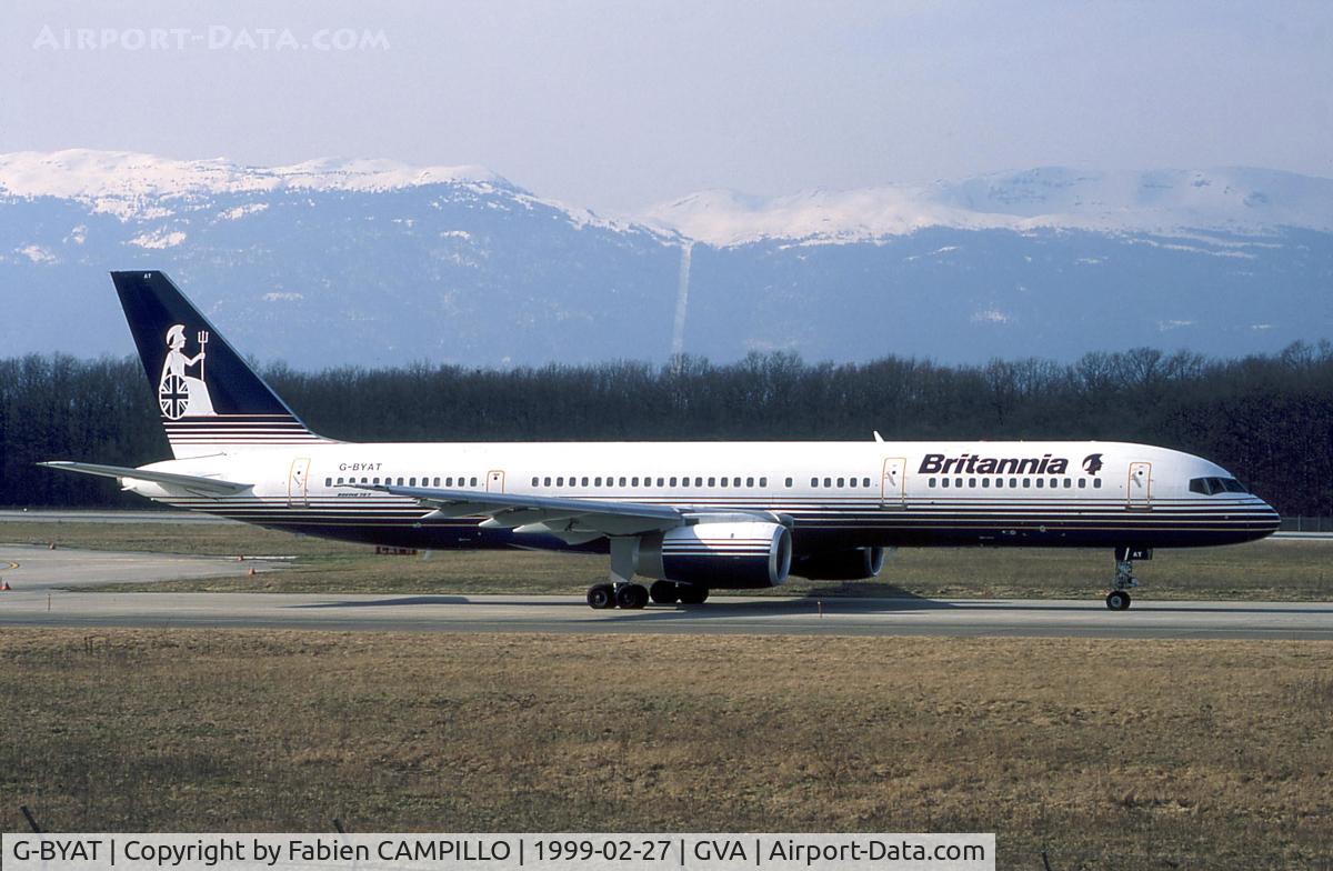 G-BYAT, 1994 Boeing 757-204 C/N 27208, Britannia Airways