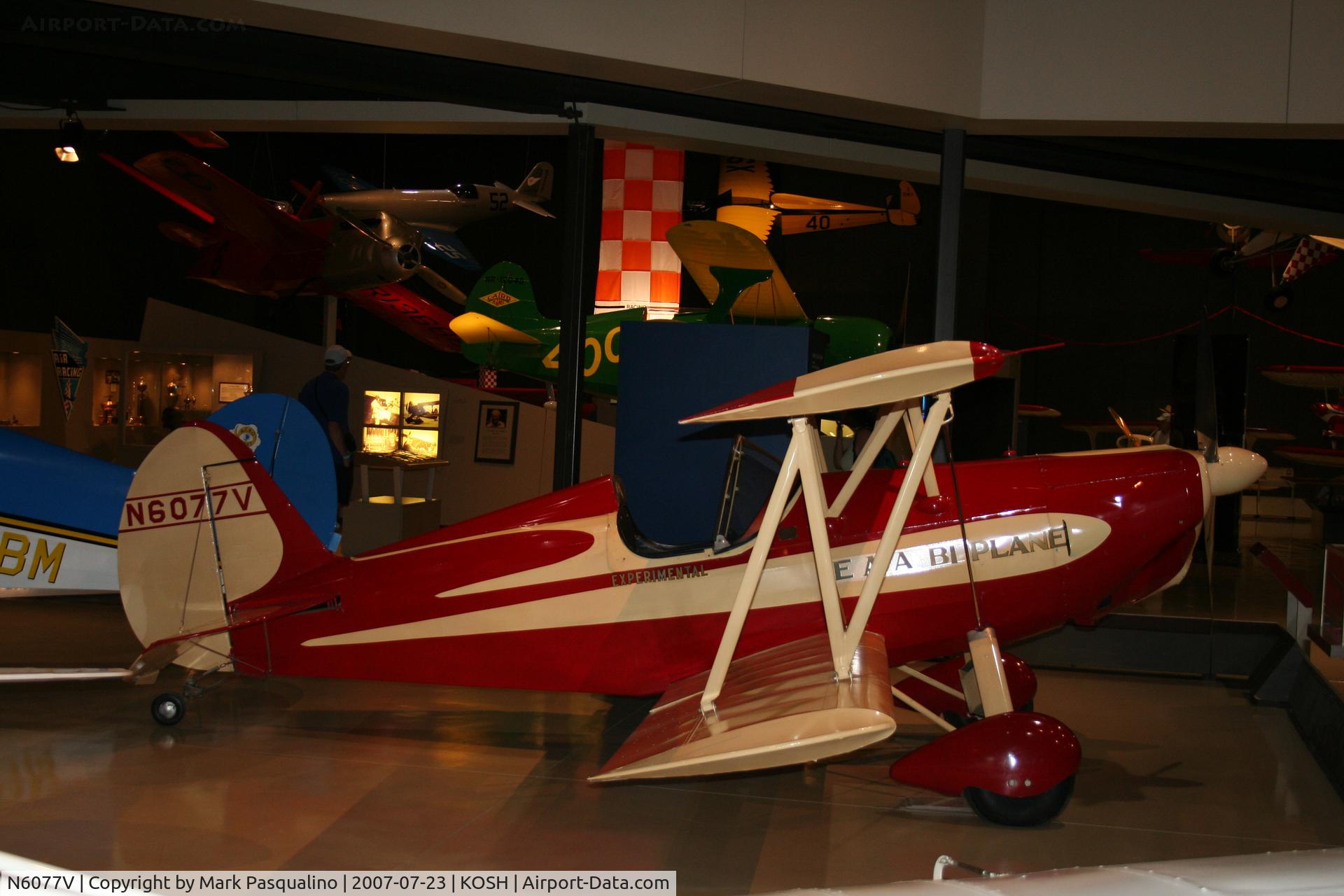 N6077V, 1960 Experimental Aircraft Association A-1 Bi-Plane C/N A1, EAA Bi Plane