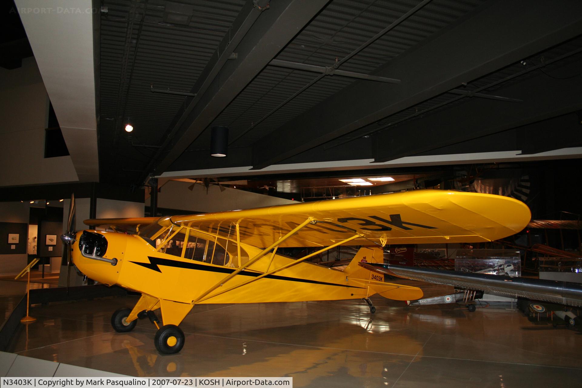 N3403K, 1946 Piper J3C-65 Cub Cub C/N 22094, Piper J3C-65